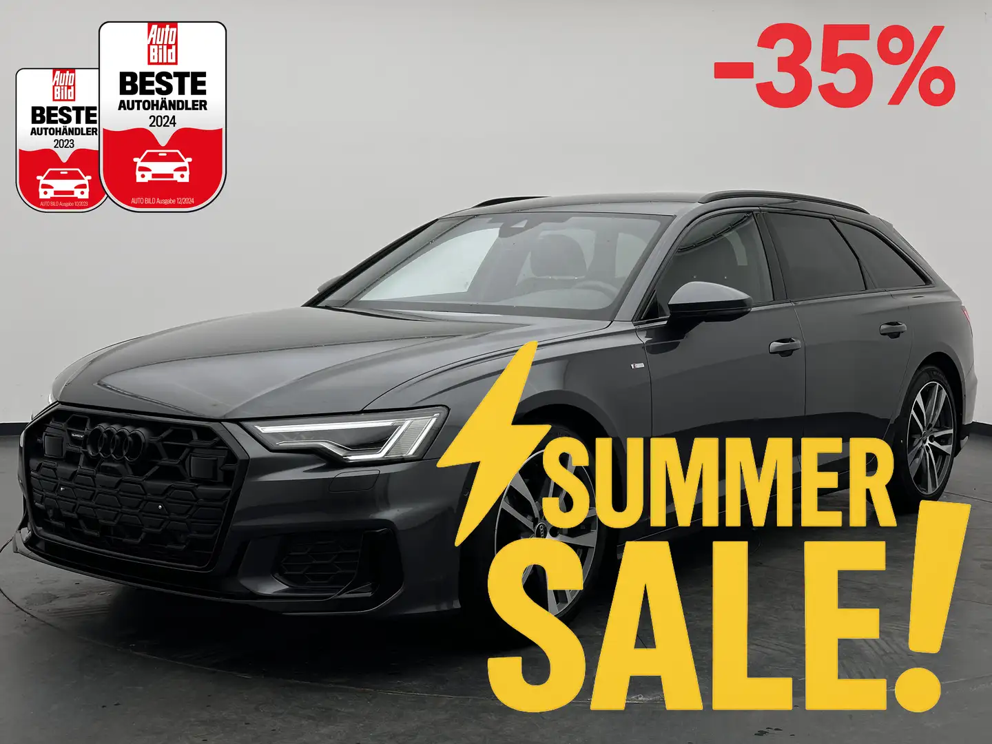 Audi A6 A6 Avant 40 TDI quattro+S-LINE+ASSISTENZ+STANDHZ Szürke - 1