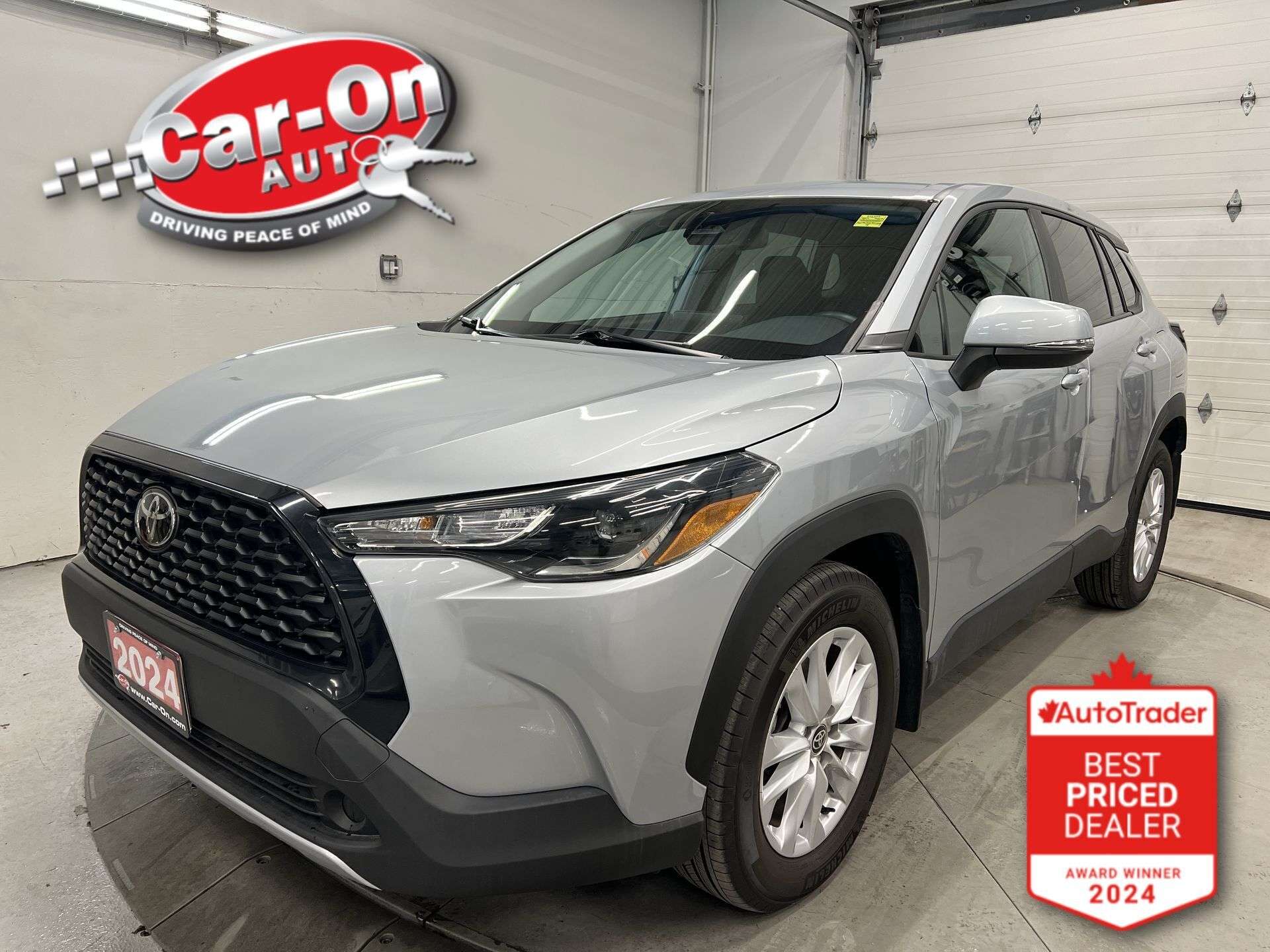 Silver 2024 Toyota Corolla Cross SUV / Crossover All-Wheel Drive Automatic