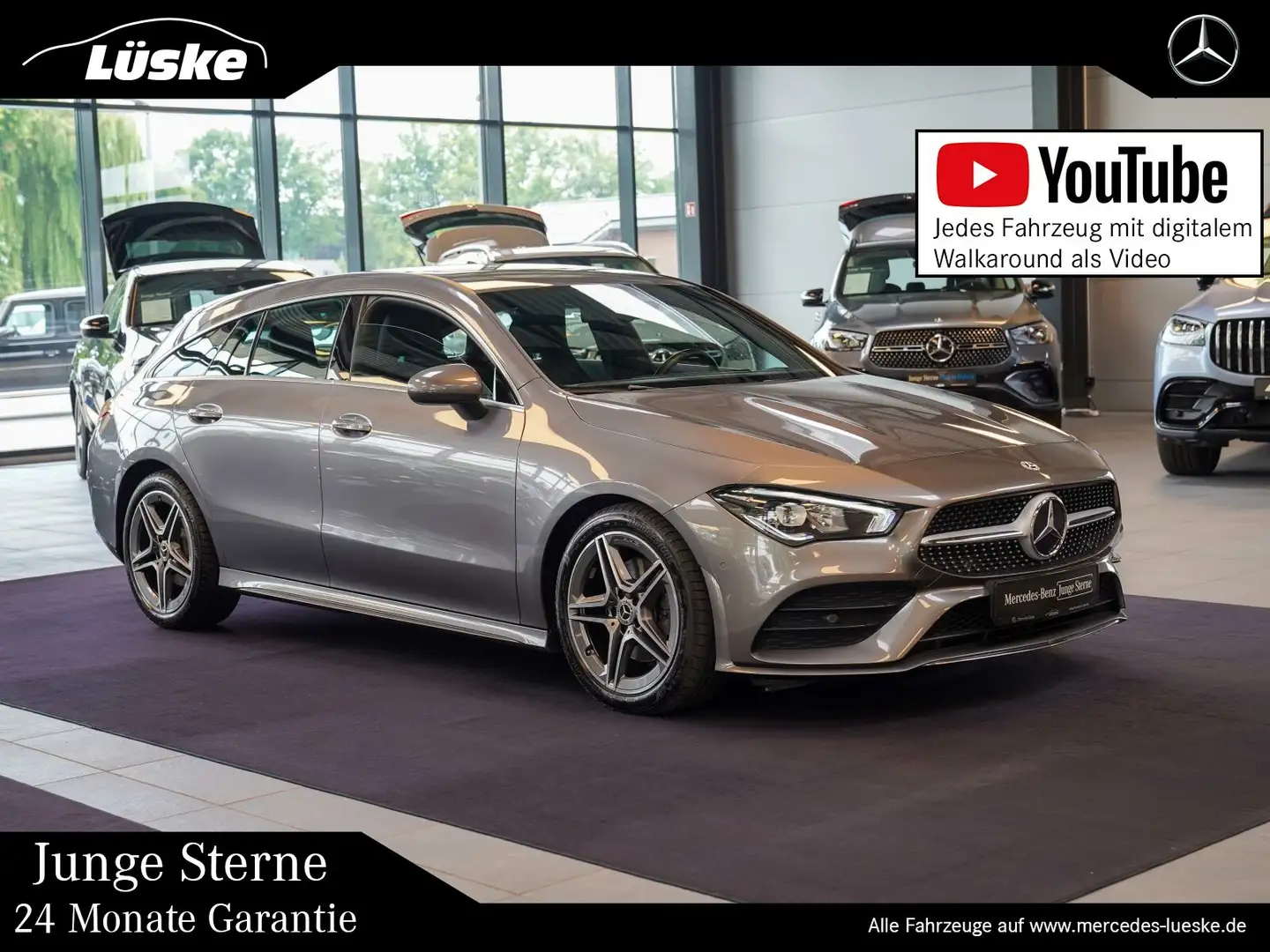 Mercedes-Benz CLA 220 CLA 220 d SB AMG Line CarPlay Ambientebeleuchtun Grau - 1