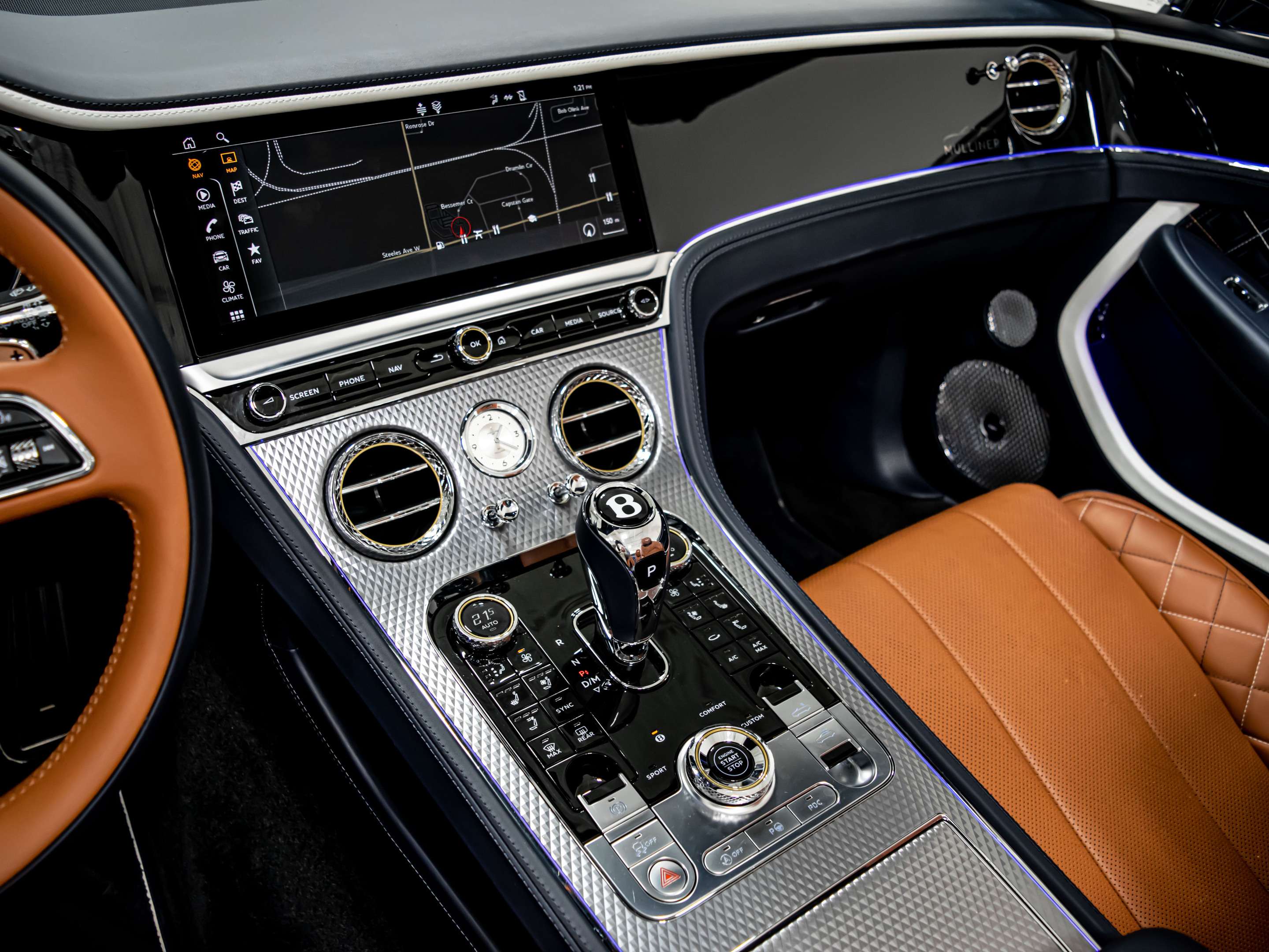 2022 Bentley Continental GT MULLINER V8 CONVERTIBLE NAIM SOUND NAVI REAR CA 4,000 cc thumb 32