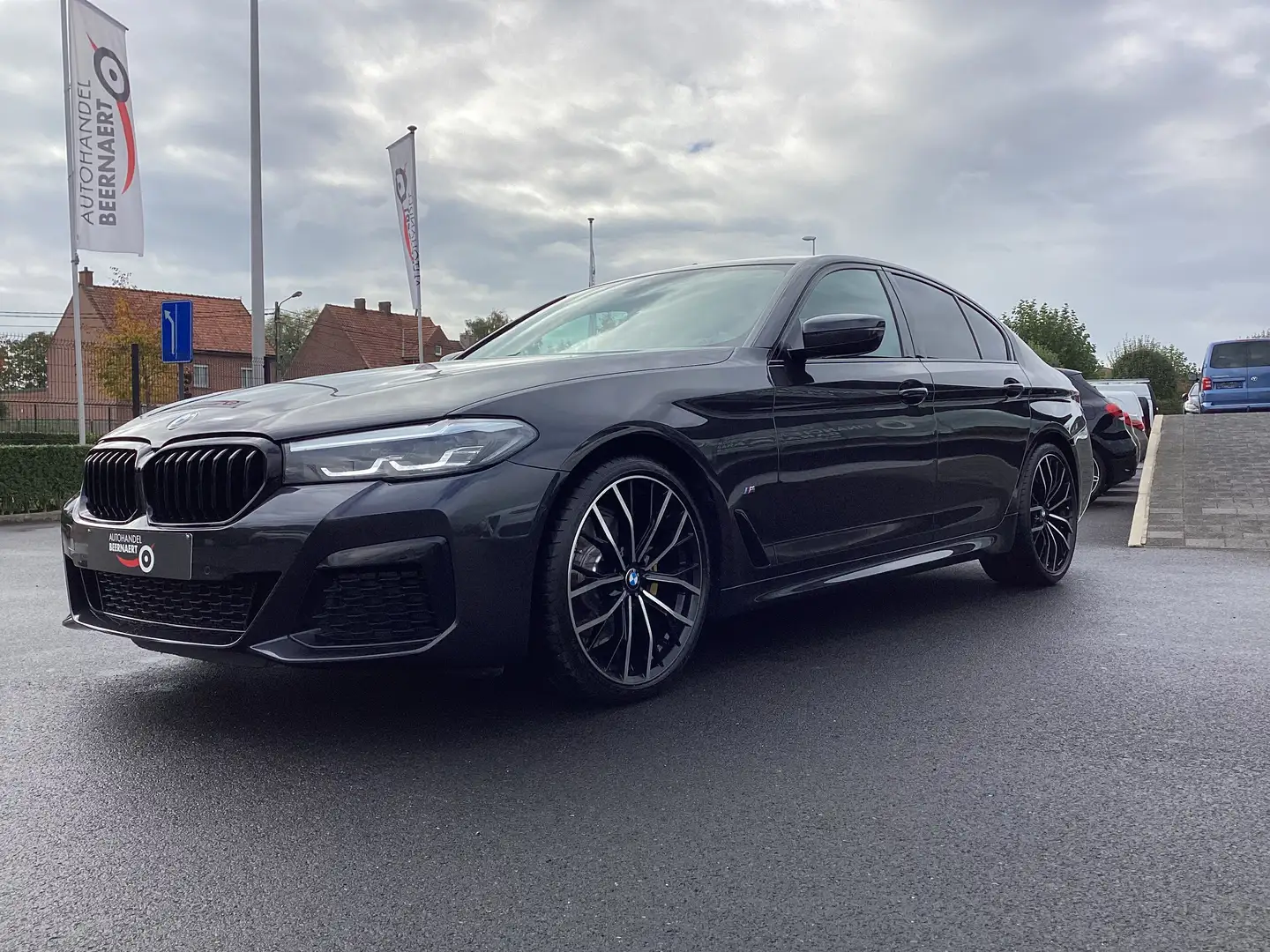 BMW 520 M-Pack/29000km/Leder/Cam/Trekhaak/Alu20inch/Cruise Grijs - 1