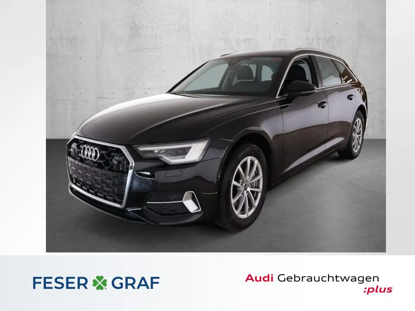Audi A6 Avant 45 TFSI S tronic-AHK-Matrix-ACC-360 Kamera Schwarz - 1