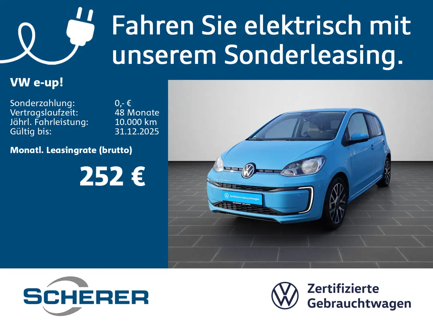Volkswagen e-up! e-up KAMERA PDC SHZ KLIMA Blau - 1