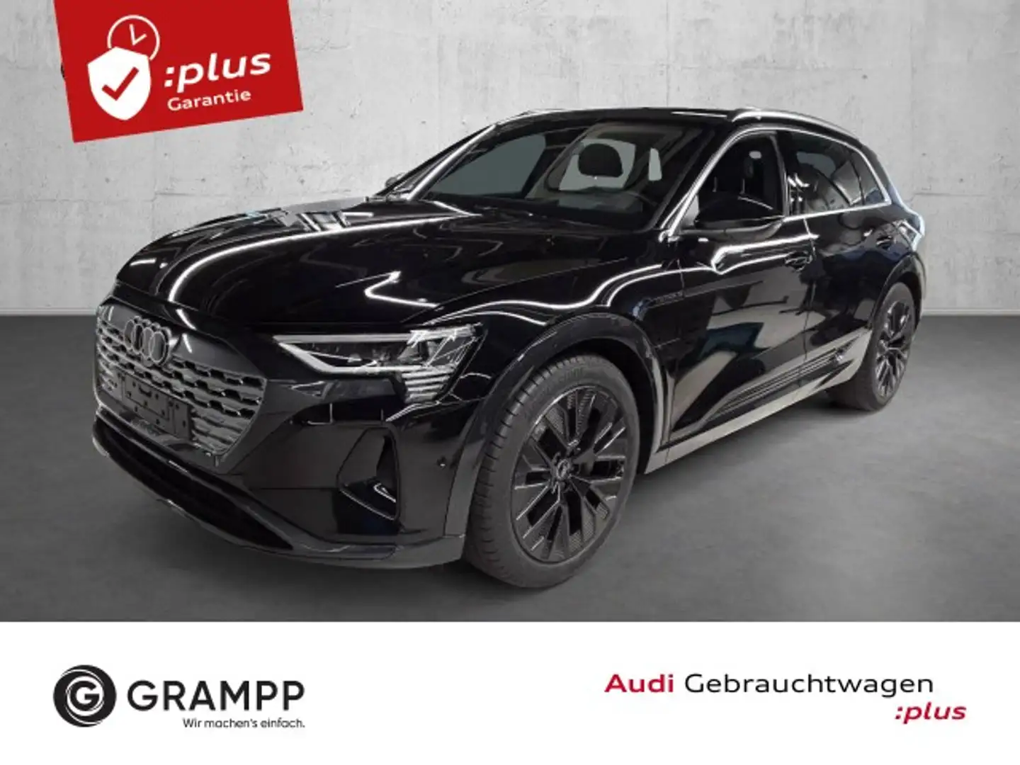 Audi Q8 e-tron 55 Advanced +ADAPAIR+MEMORY+HUD+MATRIX+ Schwarz - 1