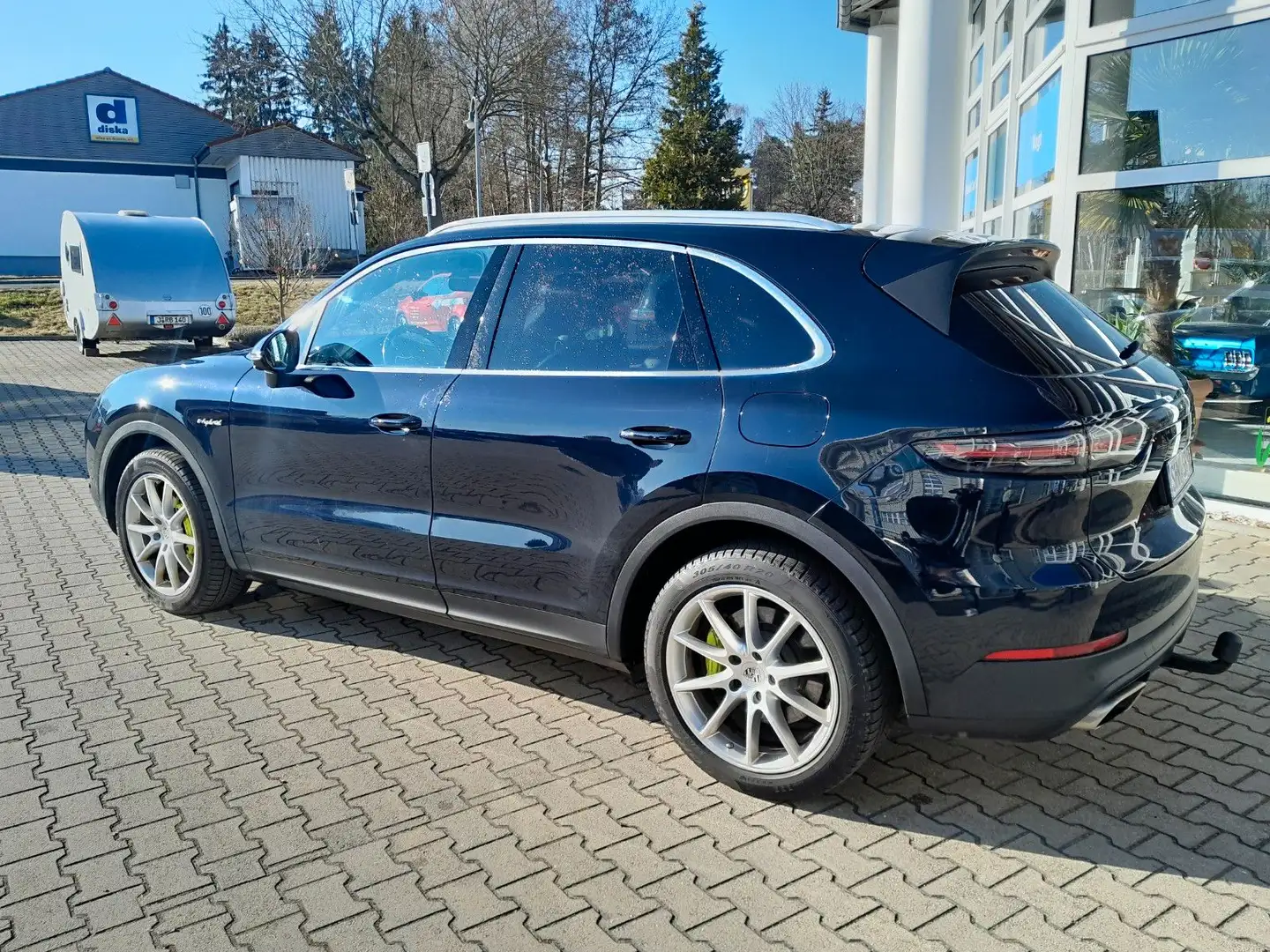 Porsche Cayenne E-Hybrid 14-Wege, Sportchrono, Pano, 360 Blau - 2