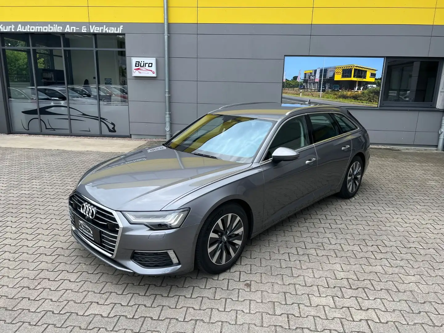Audi A6 Avant 45 TDI quattro/AHK/360°KAMERA/8XBEREIFT Grijs - 1