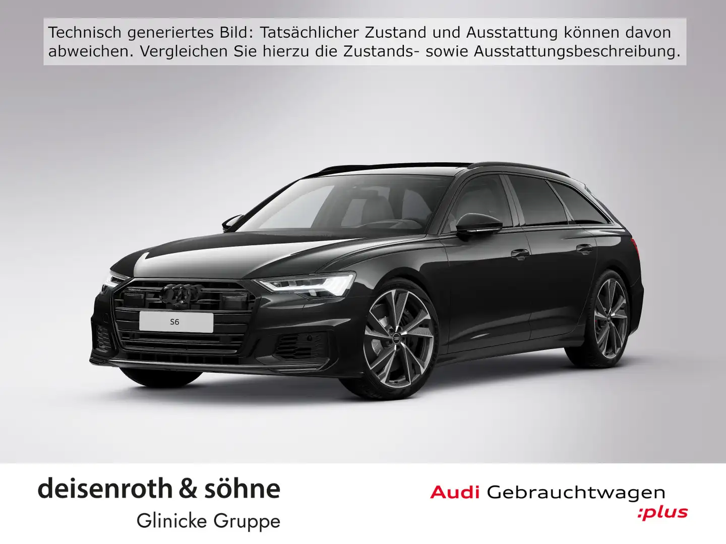 Audi S6 TDI AHK/StHz/Pano/HDMatrix/B&O/4xSHZ/21 Schwarz - 1