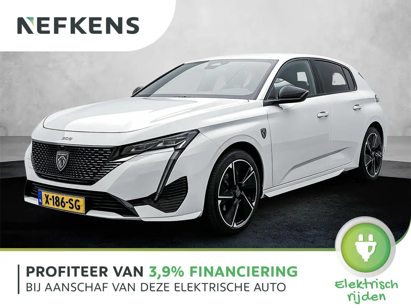Peugeot 308 e-308 EV GT First Edition 54 kWh 156pk | 416km WLT Wit - 1