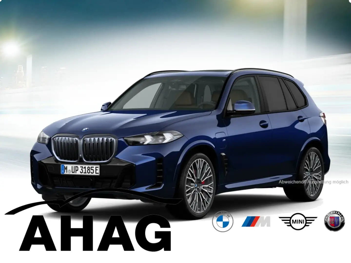 BMW X5 xDrive50e M Sportpaket Innovationsp. AHK Blau - 2