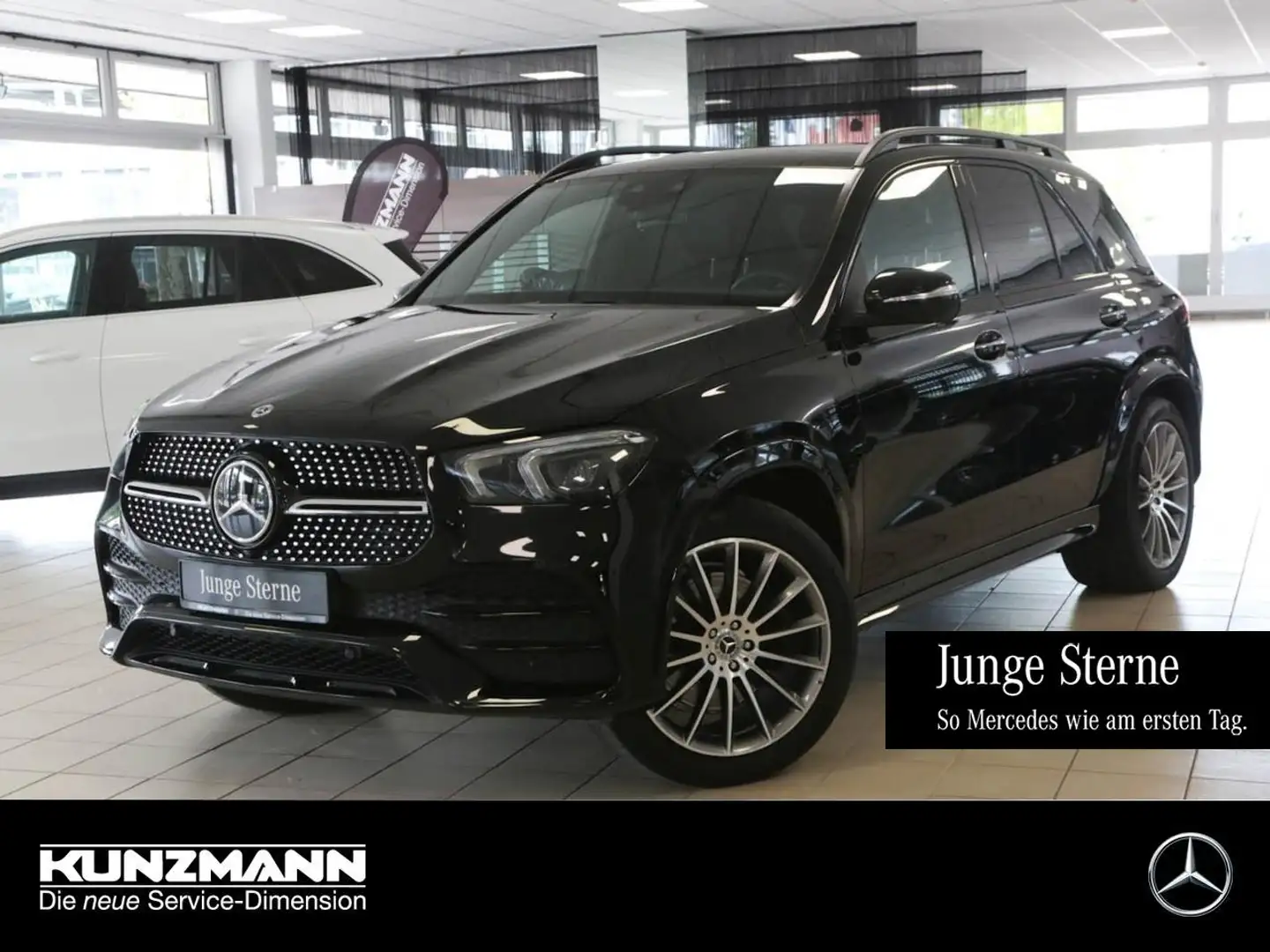 Mercedes-Benz GLE 350 de 4M AMG SHZ-Fond Panorama AHK 360° Noir - 1