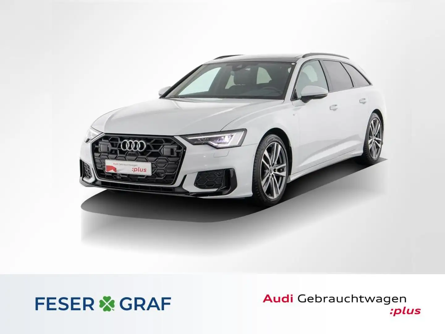 Audi A6 Avant S line 40 TDI S tronic Matrix/Pano./AHK Weiß - 1
