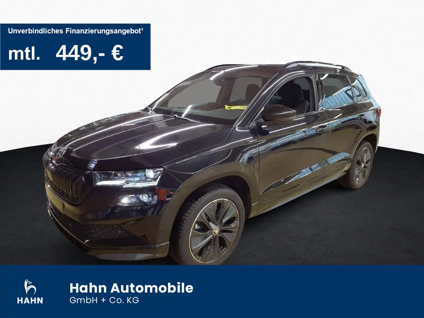 Skoda Karoq 1.5TSI DSG Sportline LED AHK CAM ACC Sitzh Schwarz - 1