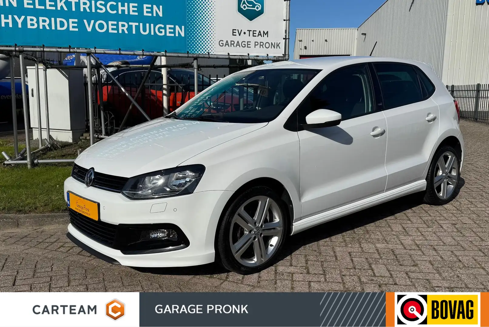 Volkswagen Polo 1.2 TSI R-Line NAVIGATIE/CLIMA/STOELVERWARMIING Wit - 1