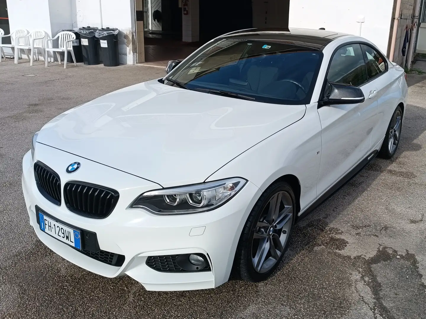 BMW 230 230i Coupe Msport auto Bílá - 2