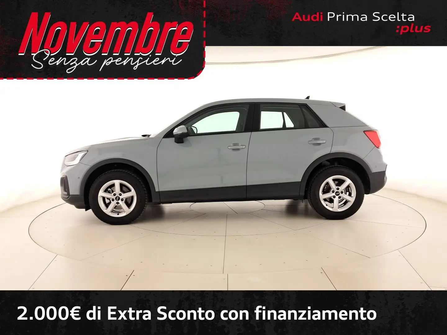 Audi Q2 35 1.5 tfsi business Gris - 2