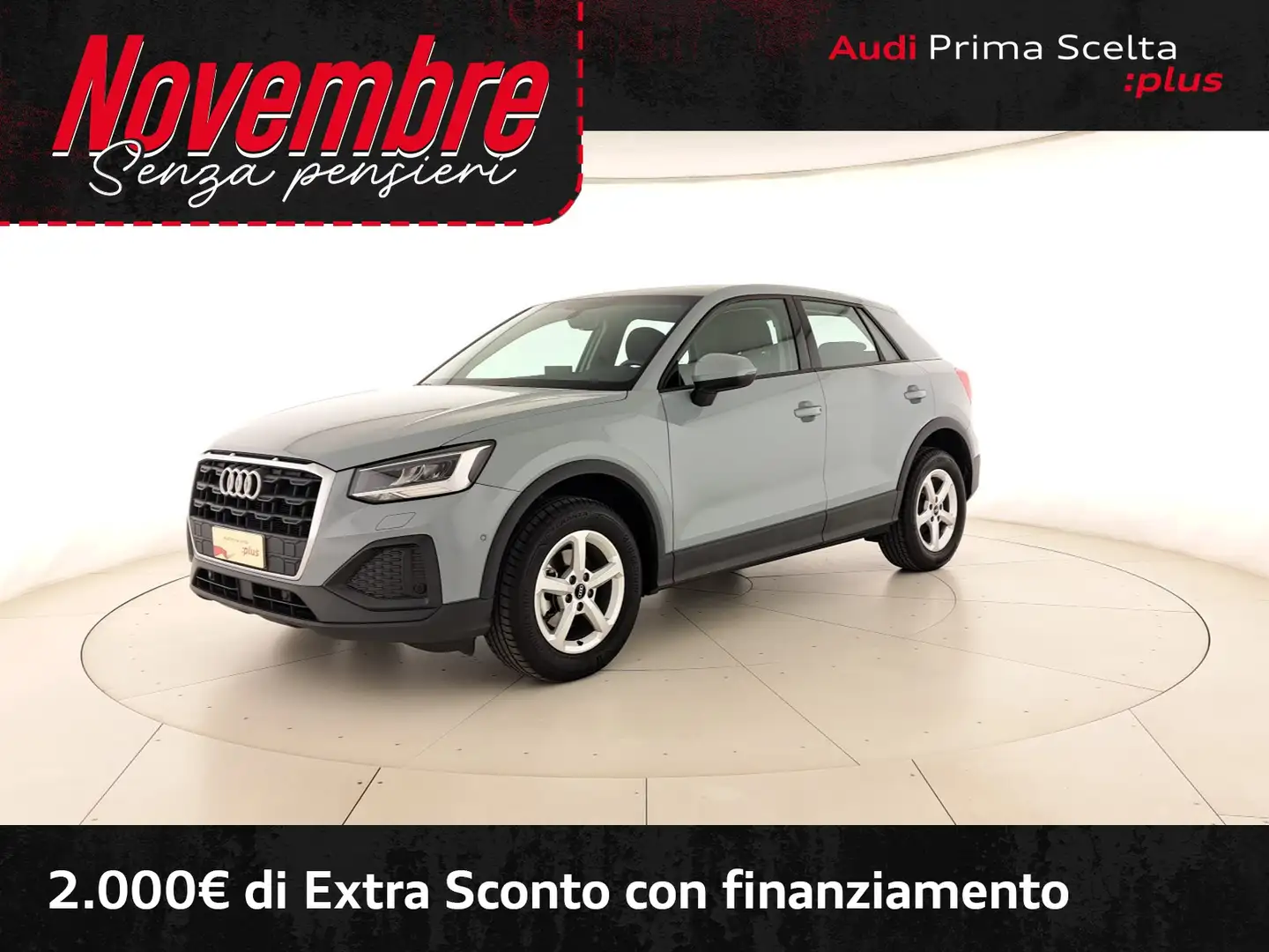 Audi Q2 35 1.5 tfsi business Gris - 1