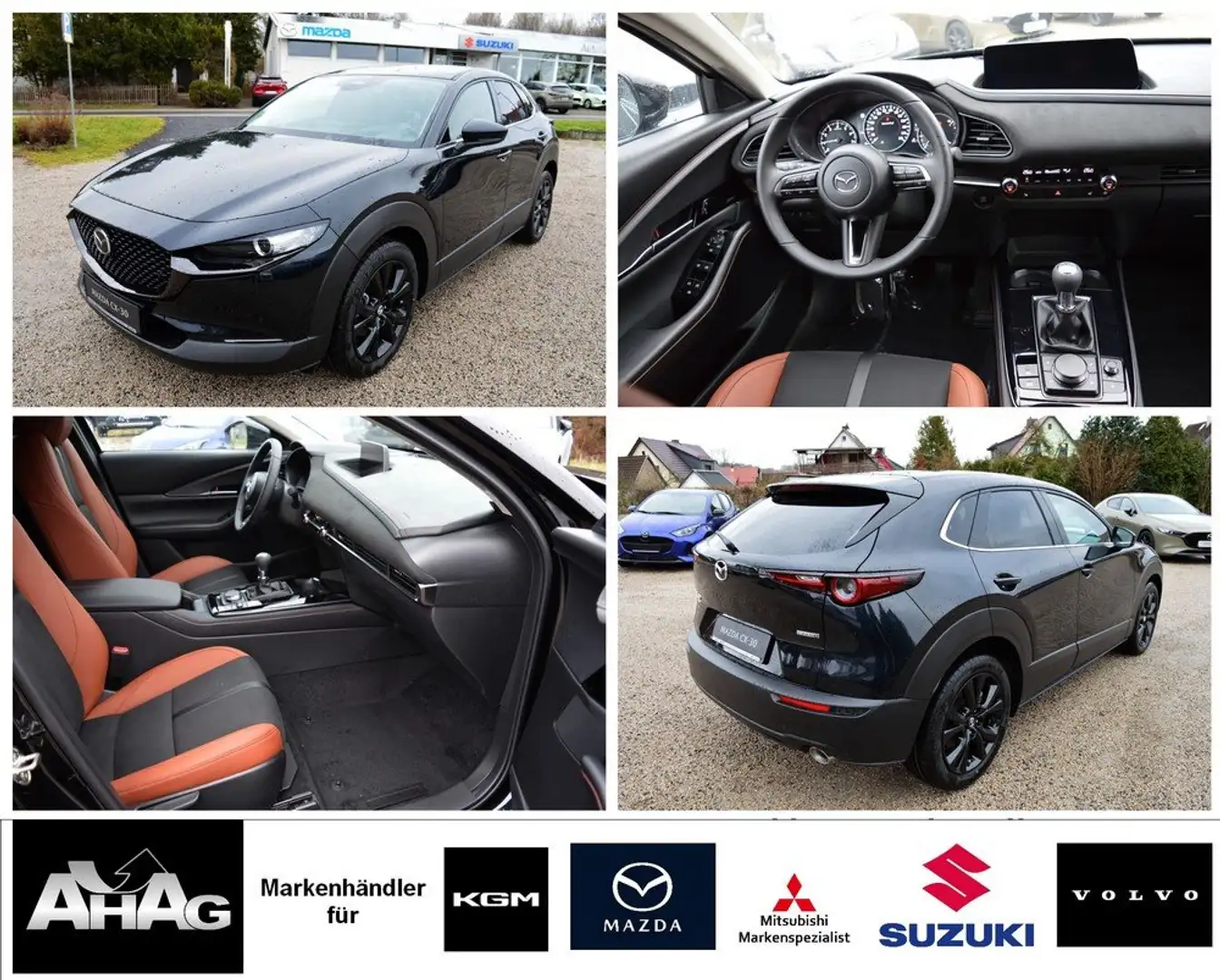 Mazda CX-30 e-SKYACTIVE X 186 AWD NAGISA *Voll* Noir - 1