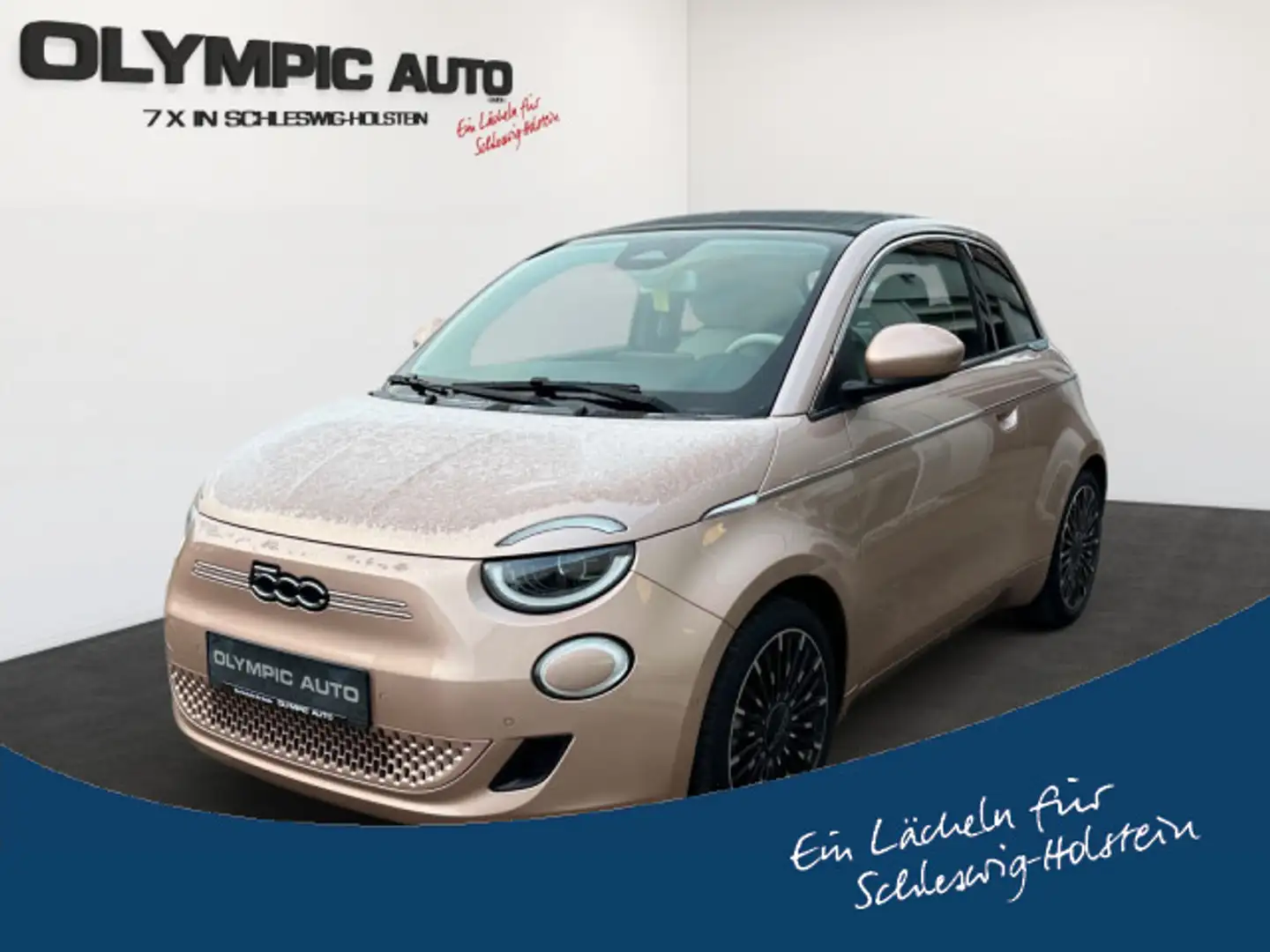 Fiat 500e Cabrio La Prima NAVI SITZHZG LED Gold - 1