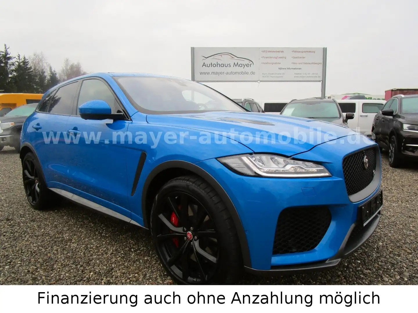 Jaguar F-Pace F-PACE SVR AWD *LED*22"*Panorama*AHK* Blau - 1
