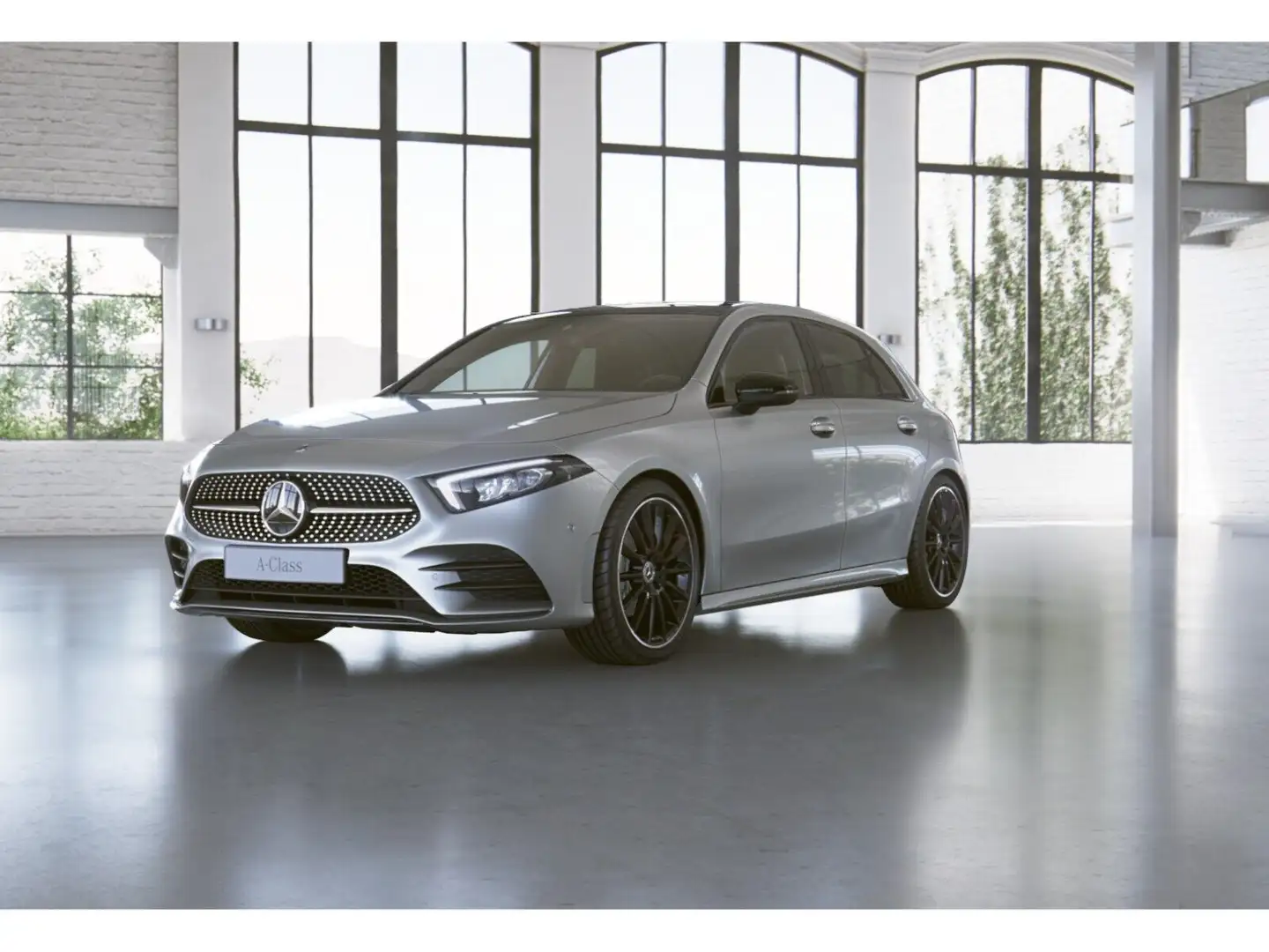 Mercedes-Benz A 200 d AMG-Sport/LED/Cam/Pano/Night/Sound/19' Silber - 1