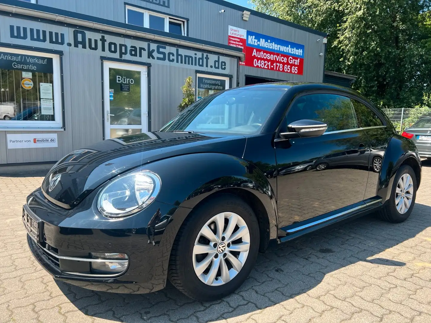 Volkswagen Beetle KLIMA°SITZH°TEMPOM°PDC°16"ALU°ALLWETTER! Schwarz - 1