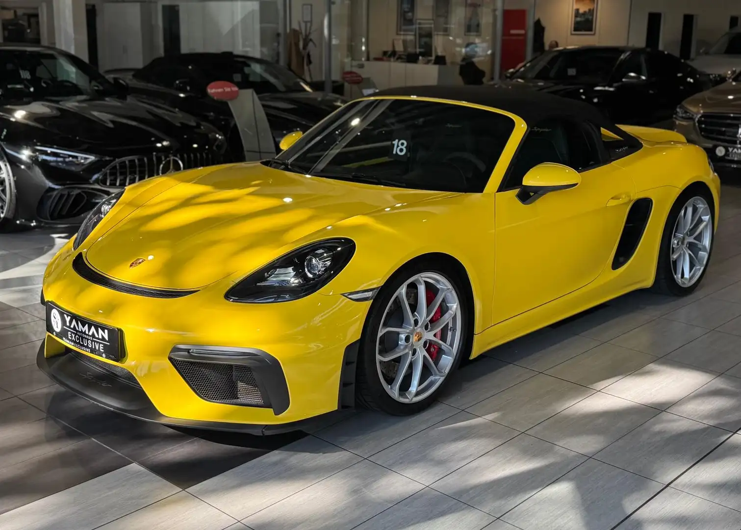 Porsche Boxster 718 Spyder * 1.Hd * Sportabgas * Yellow - 2