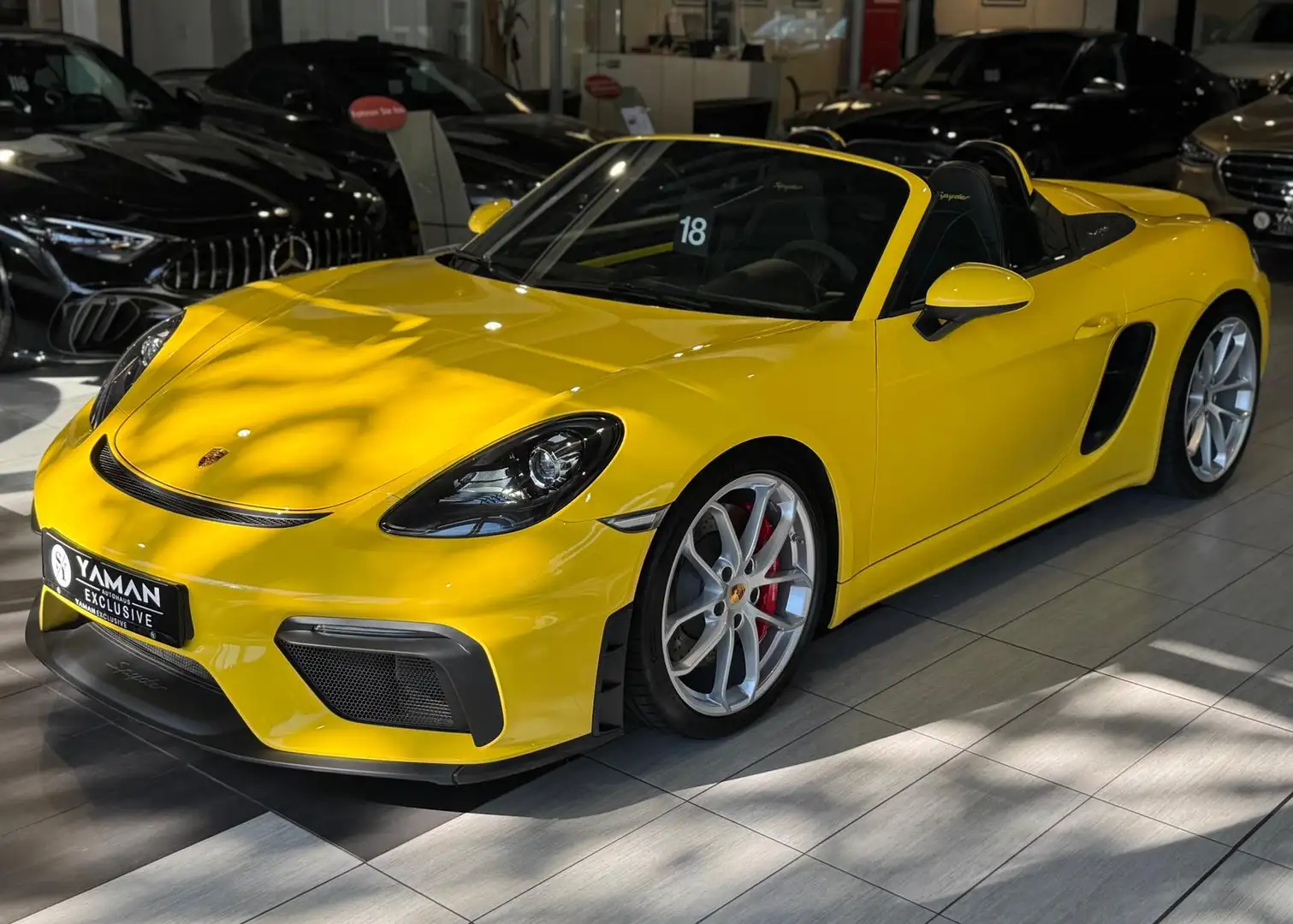 Porsche Boxster 718 Spyder * 1.Hd * Sportabgas * Yellow - 1