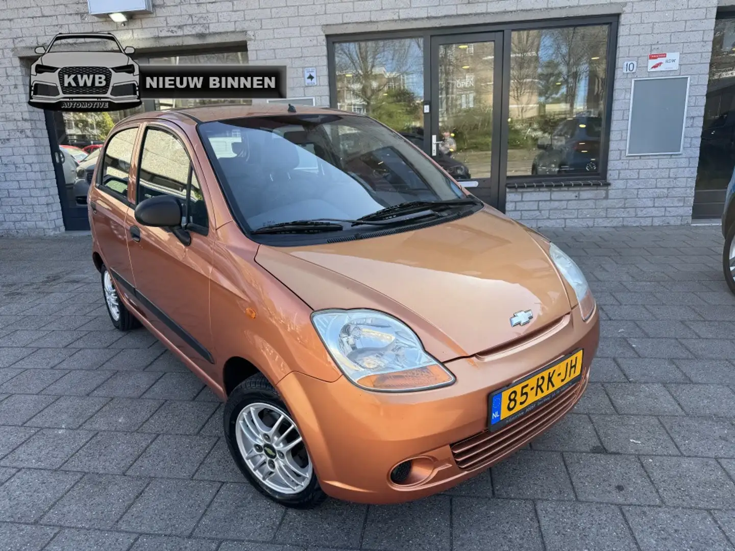 Chevrolet Matiz 0.8 Spirit 4 nieuwe banden apk weinig KM Oranje - 1