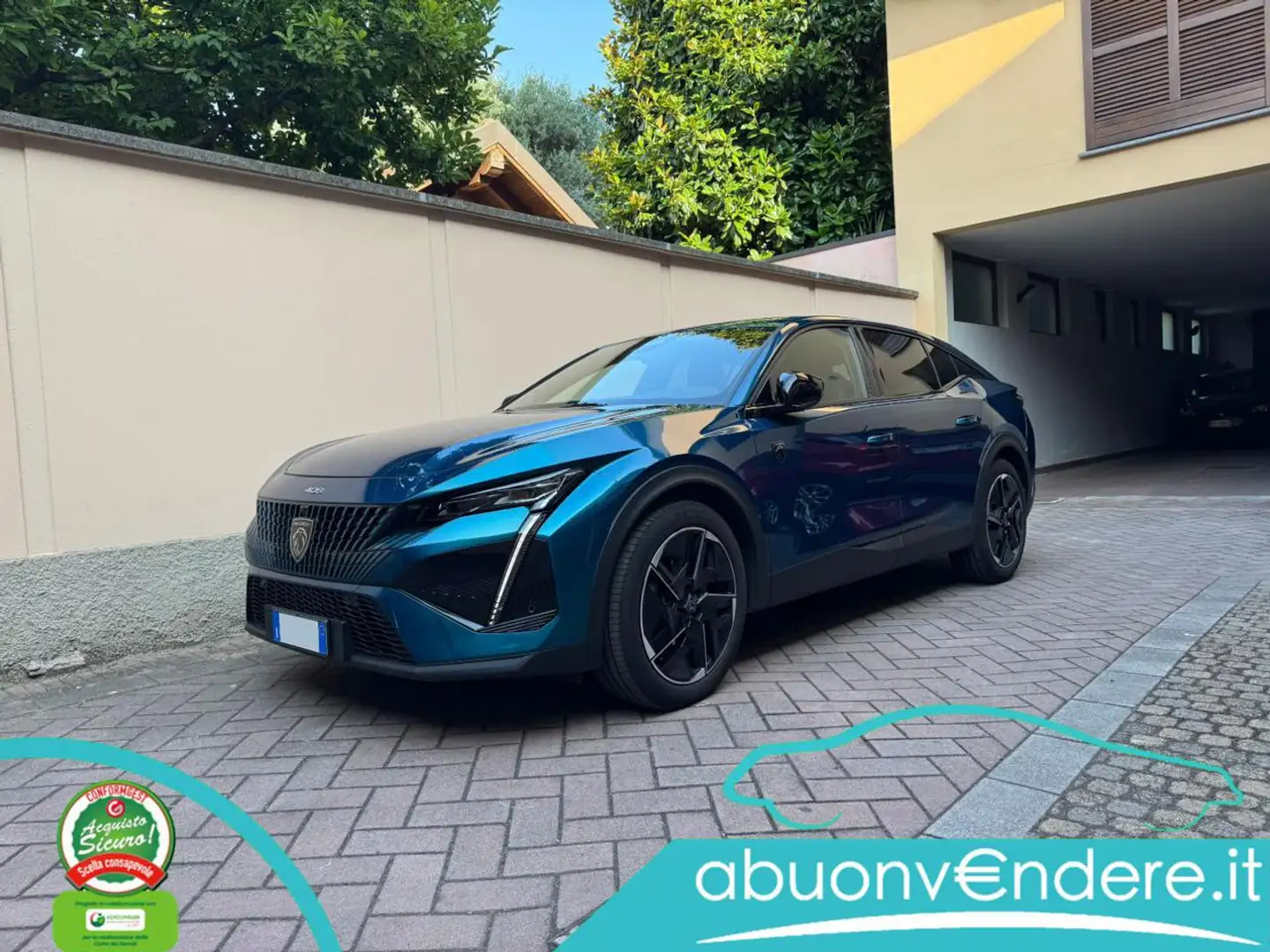 Peugeot 408 PureTech 130 S&S EAT8 GT UNICO PROPRIETARIO Blau - 1