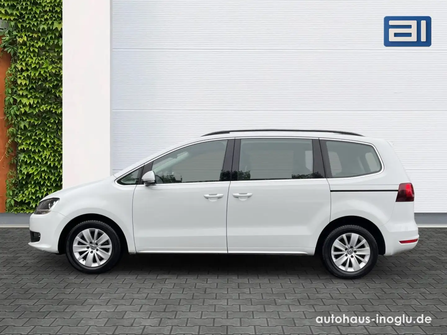 Volkswagen Sharan 1.4 Comfortline DSG 7-Si+Navi+AHK+SHZ+DAB+ Weiß - 2