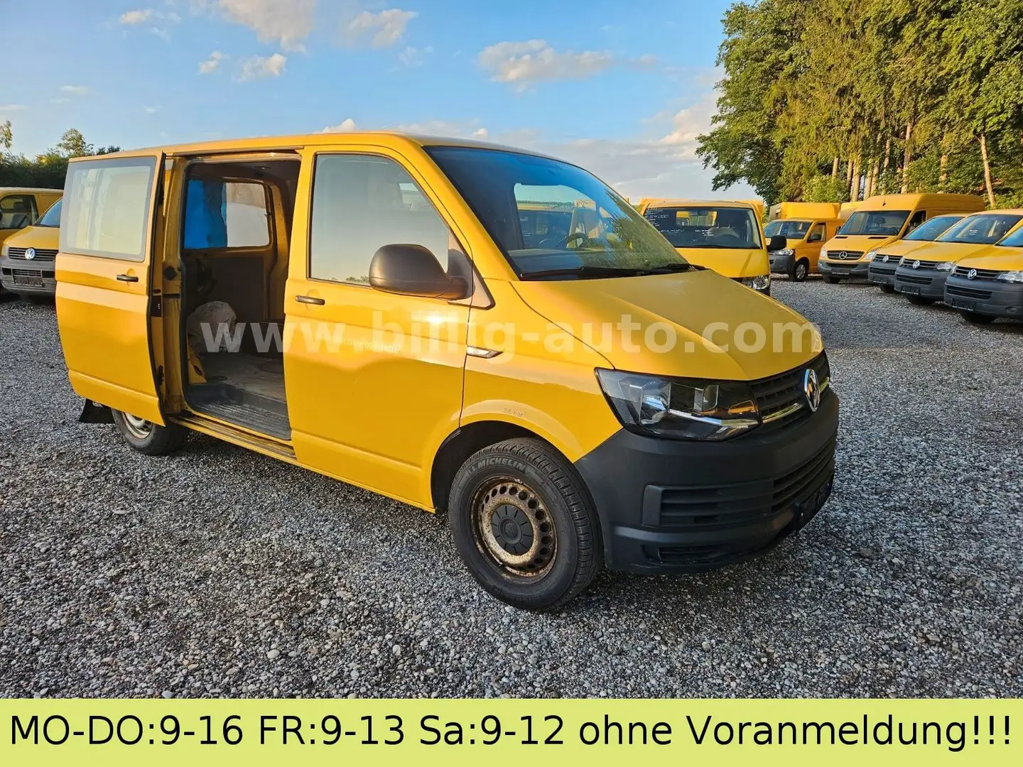 Volkswagen T6 Transporter 2.0TDI 2xSchiebetüre 1.Hd Jaune - 1
