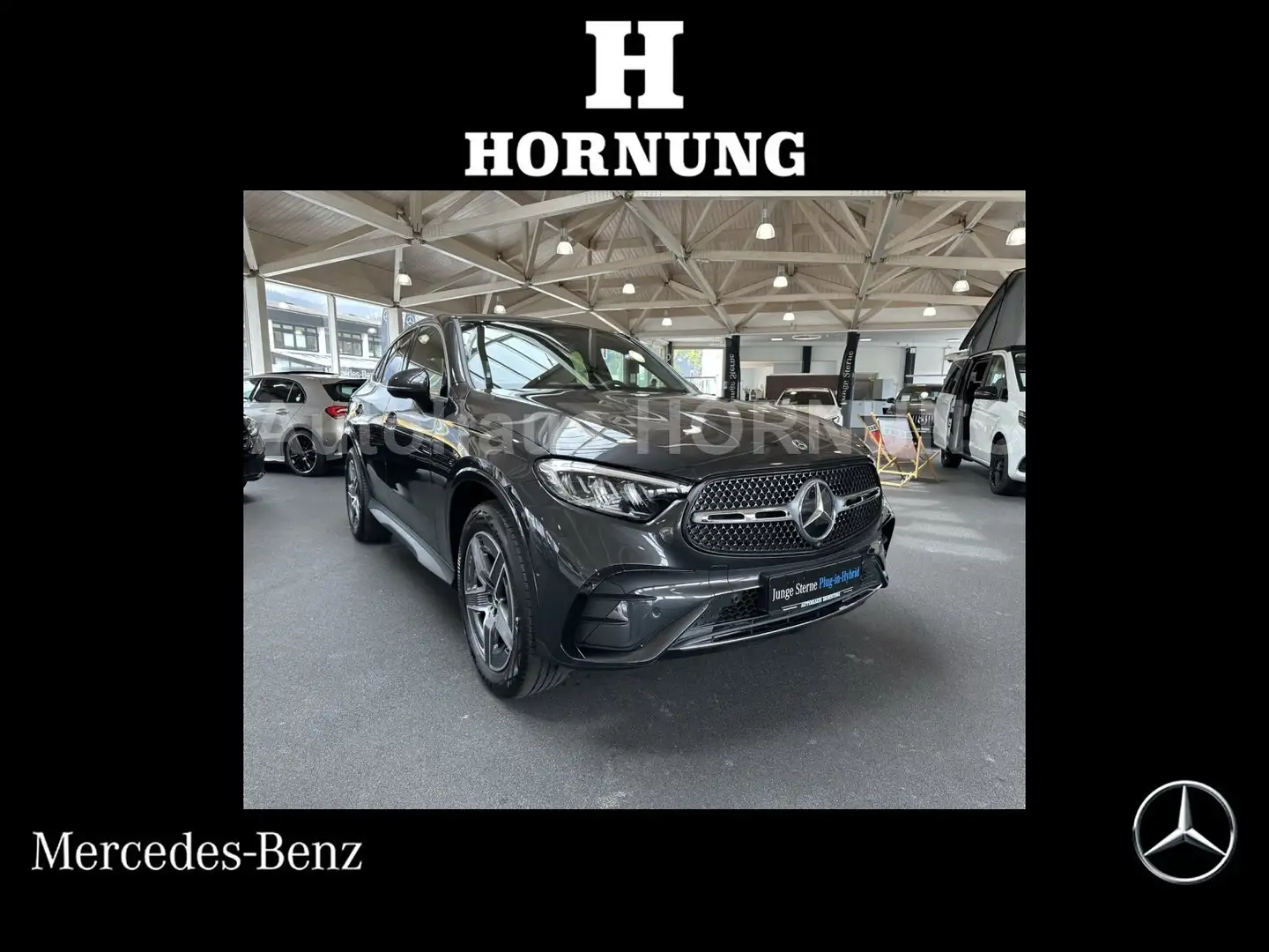 Mercedes-Benz GLC 300 GLC 300e 4M Coupé AMG AHK KAMERA PARKTR LED EAP Grau - 1