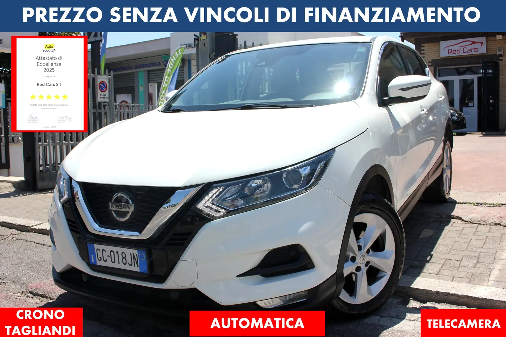 Nissan Qashqai 1.5 dci AUTOMATICA *PREZZO VERO* CRONO TAGLIANDI - 1