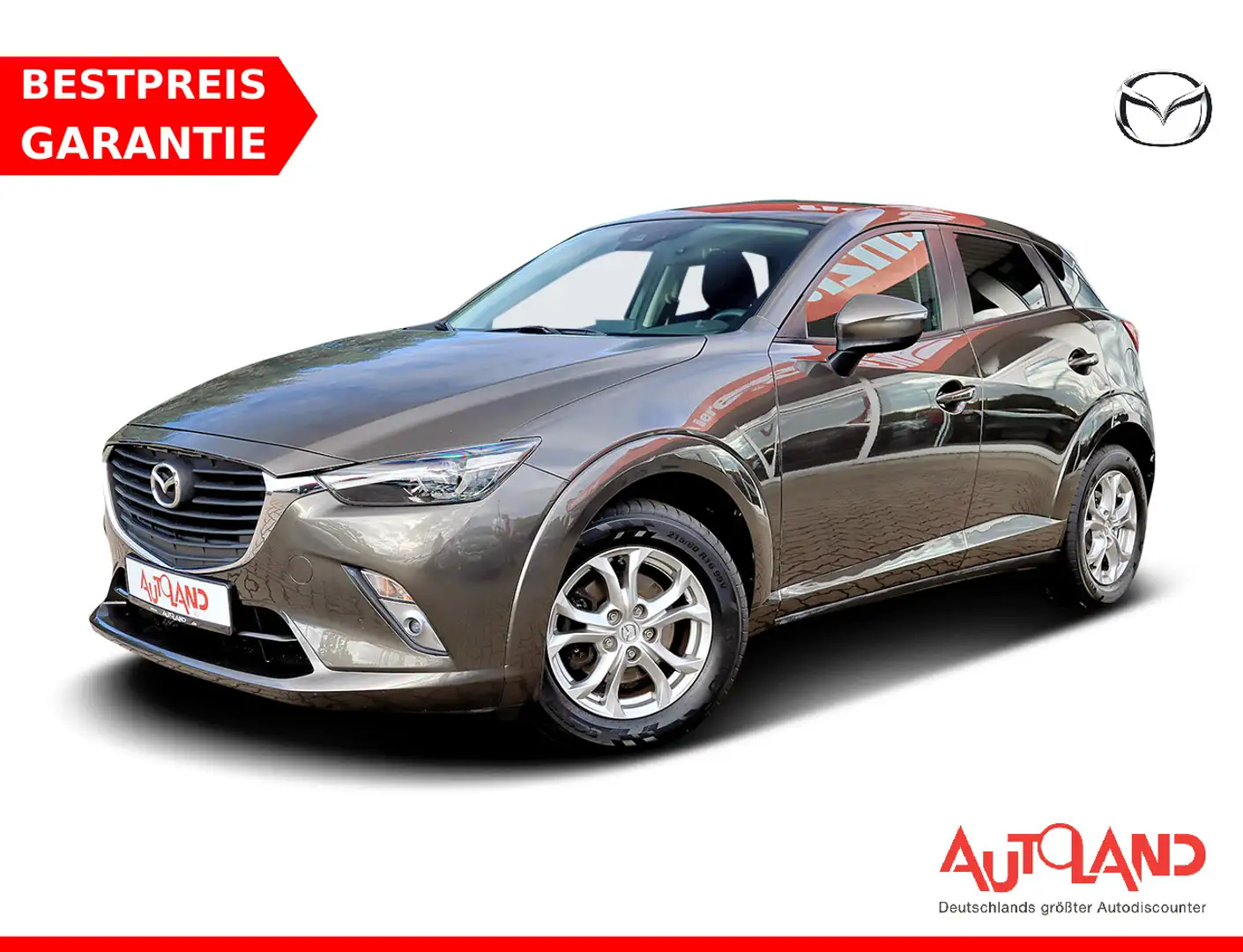 Mazda CX-3 2.0 LED Navi Sitzheizung Tempomat PDC DAB Braun - 1