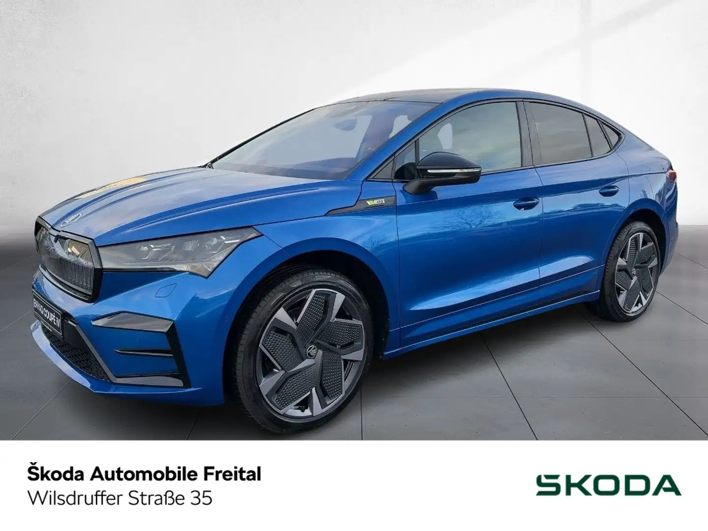 Skoda Enyaq Coupe RS 82 kWh 250 kW 4x4 *AHK / MAXX* Blau - 1