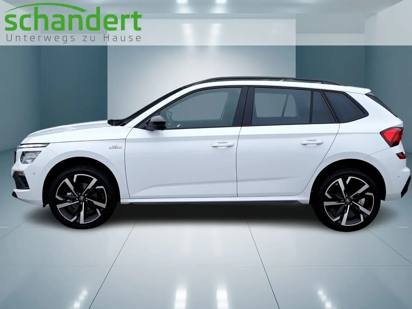 Skoda Kamiq 1.5 TSI Monte Carlo DSG Matrix Navi AHK Pano Weiß - 2