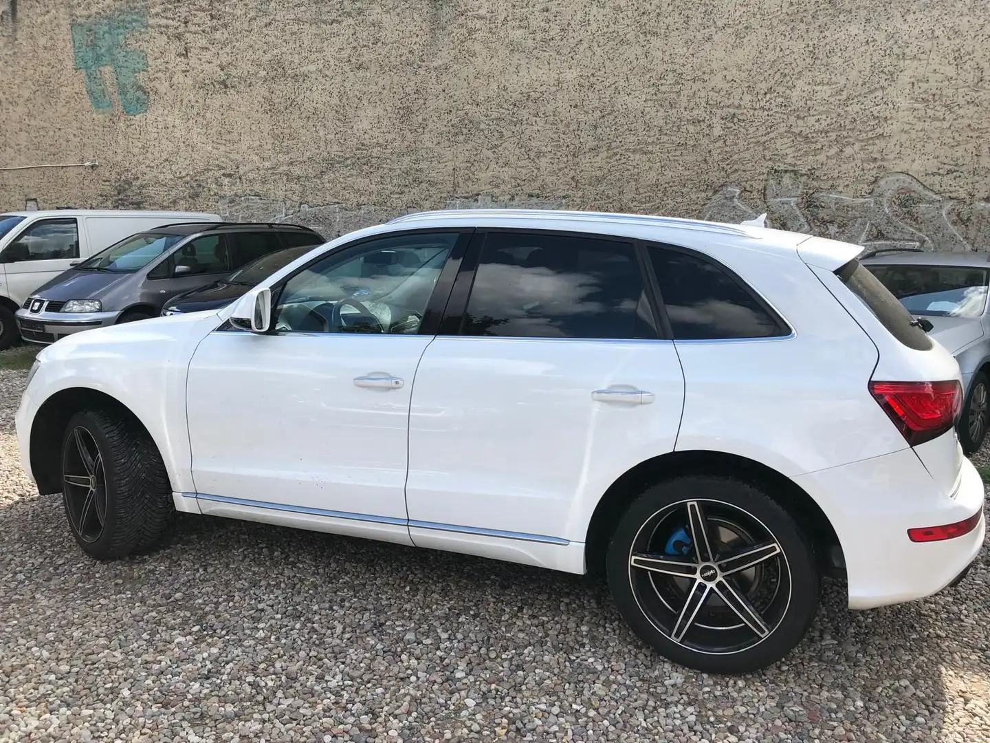 Audi Q5 2.0 PANO-VOLLLEDER-NAVI-AUTOMATIK Weiß - 2