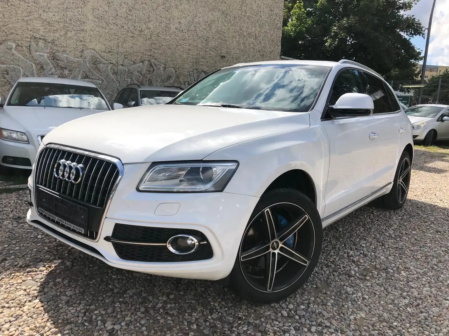 Audi Q5 2.0 PANO-VOLLLEDER-NAVI-AUTOMATIK Weiß - 1