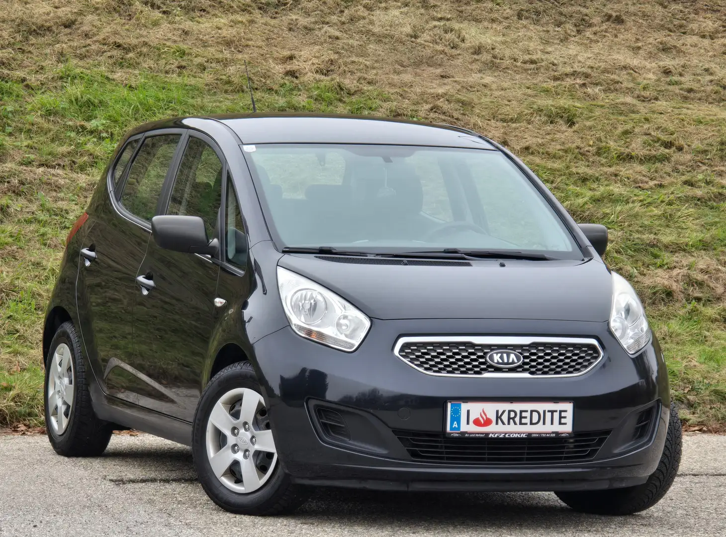 Kia Venga 1,4 Top* Kredit* Klima* Neues Pickerl* Gepflegt* Schwarz - 2