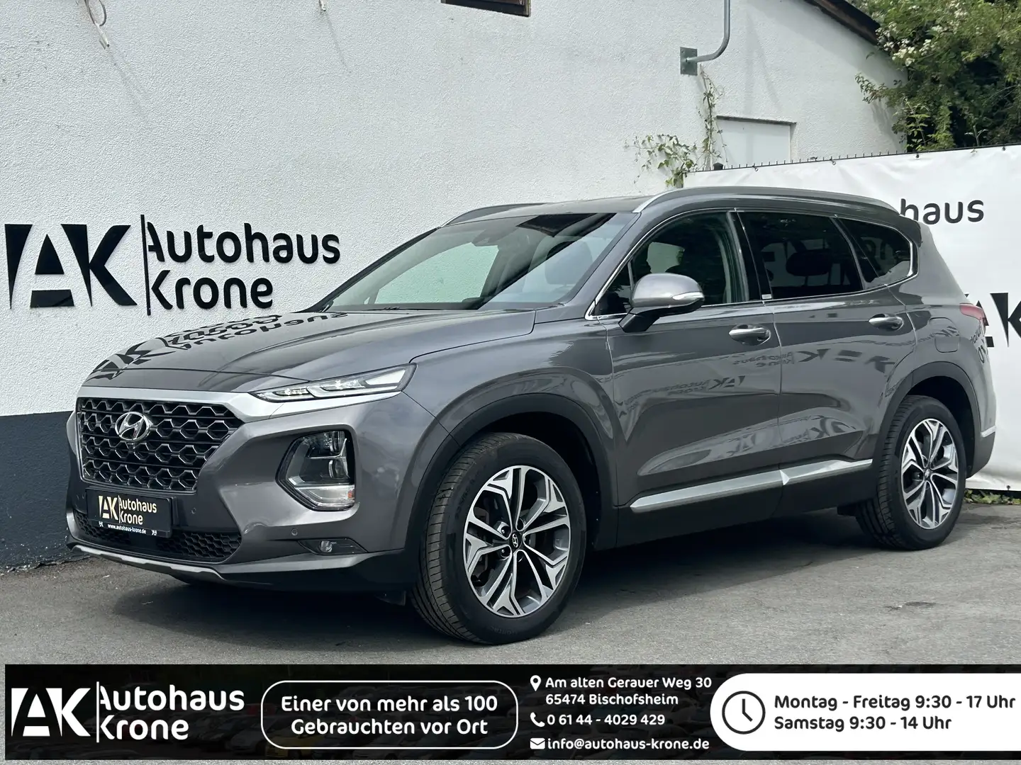 Hyundai SANTA FE 2.2 CRDi Premium *HUD*360K*SITZBELÜFT* 4xSHZ* Gris - 1