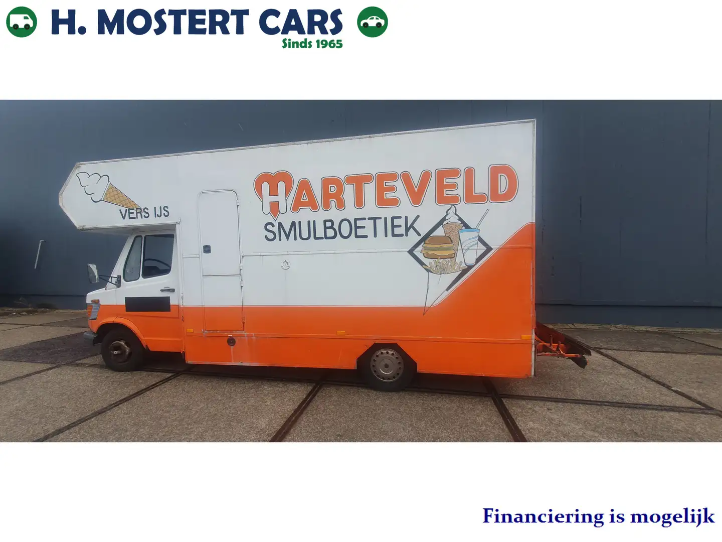 Mercedes-Benz 409 D-I Bj.1985 DIESEL Handgeschakeld Ex Snackwage bijela - 2