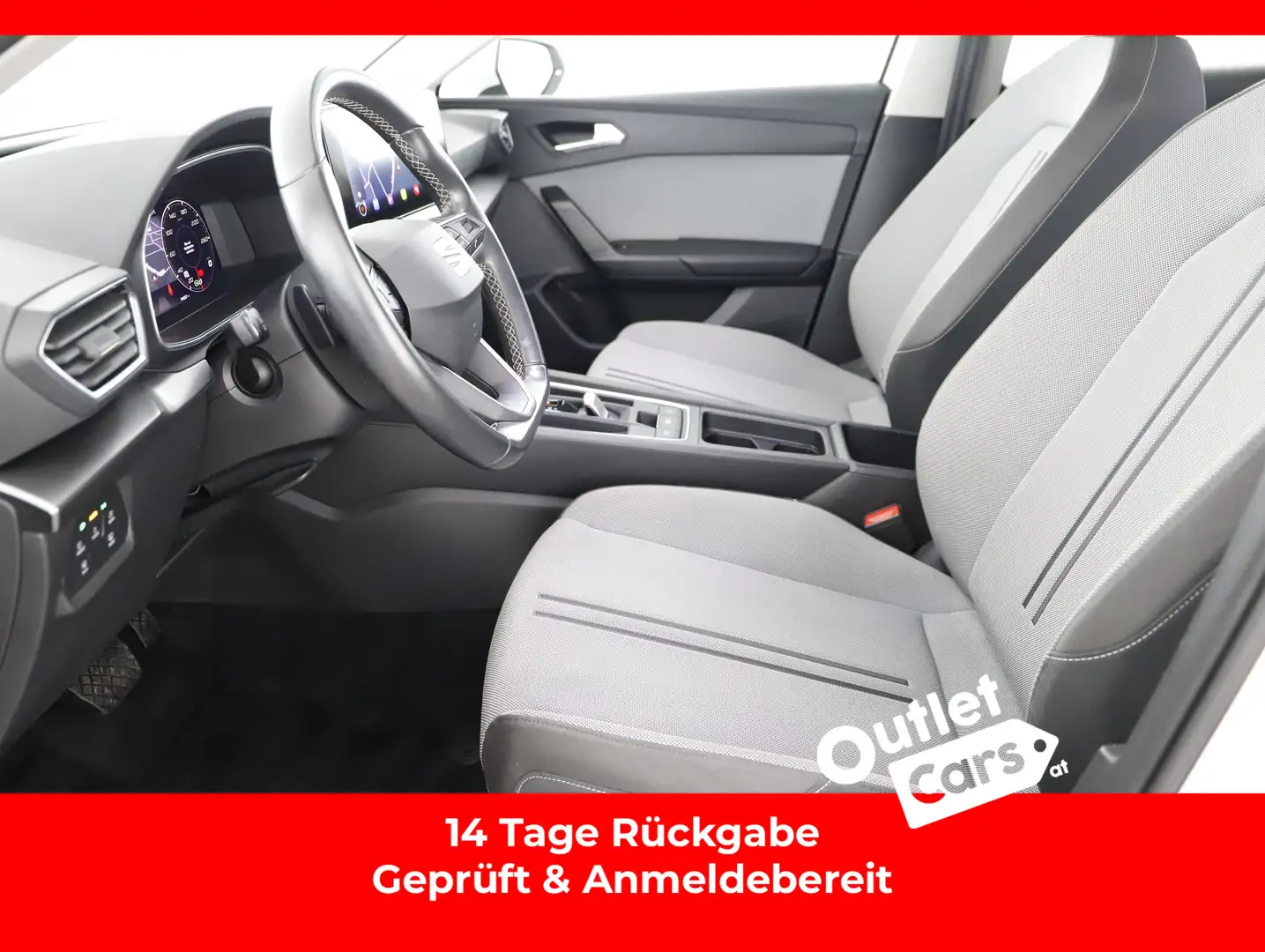 SEAT Leon ST 2.0 TDI Style DSG ASSIST+AHK+LED+NAV+TEMP Weiß - 1