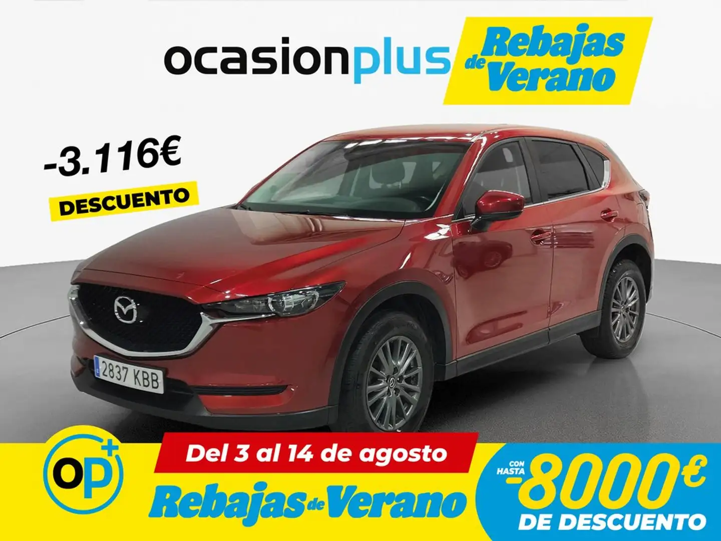 Mazda CX-5 2.2D Origin 2WD 110Kw Rojo - 1