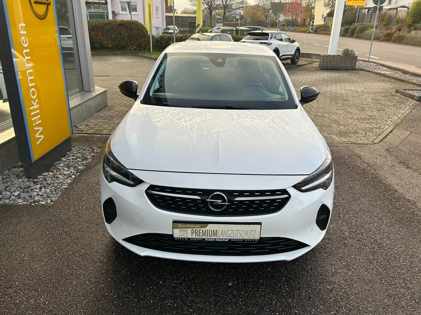 Opel Corsa F Elegance SHZ,Navi,Kamera,PDC,Alu,LED,Allwetter! Weiß - 2