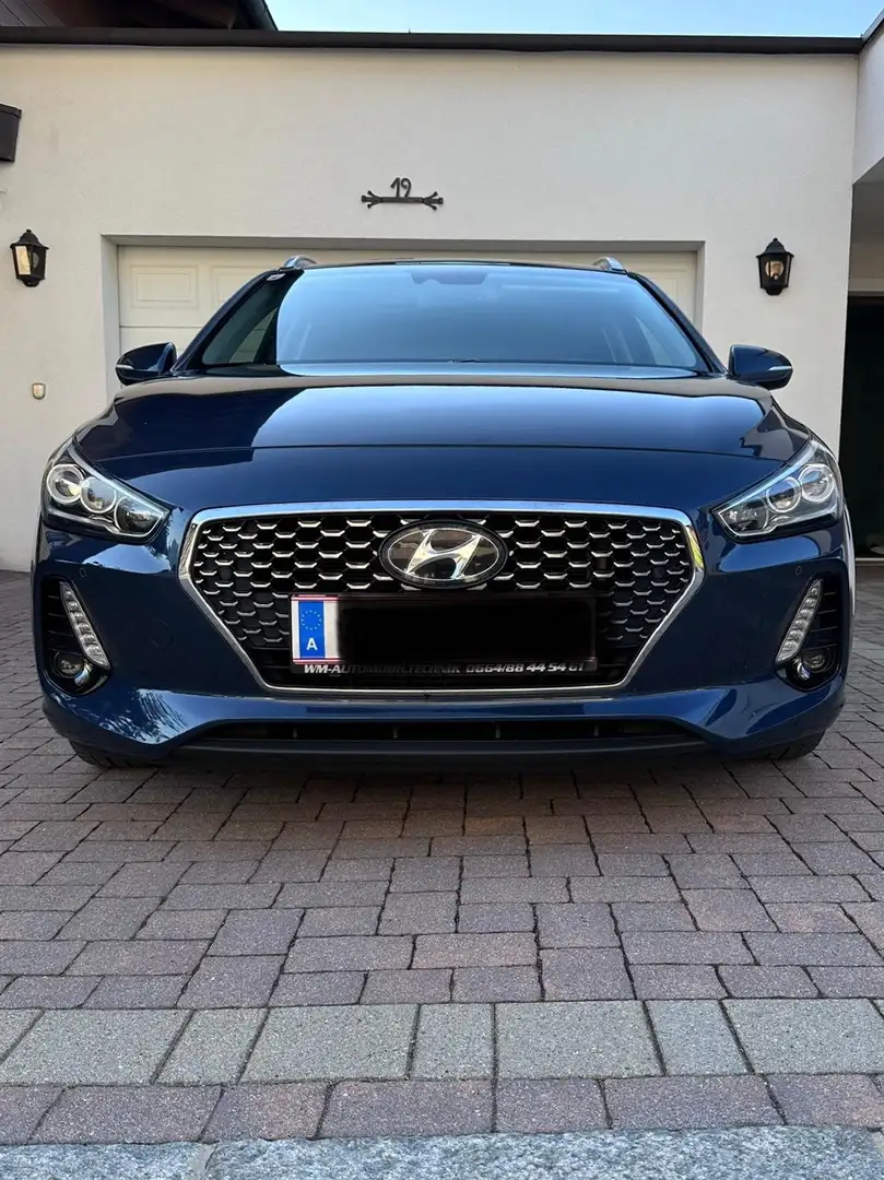 Hyundai i30 NEW i30 Kombi 1.6 CRDI 136PD 7-DCTPREMIUM Panorama Blau - 2