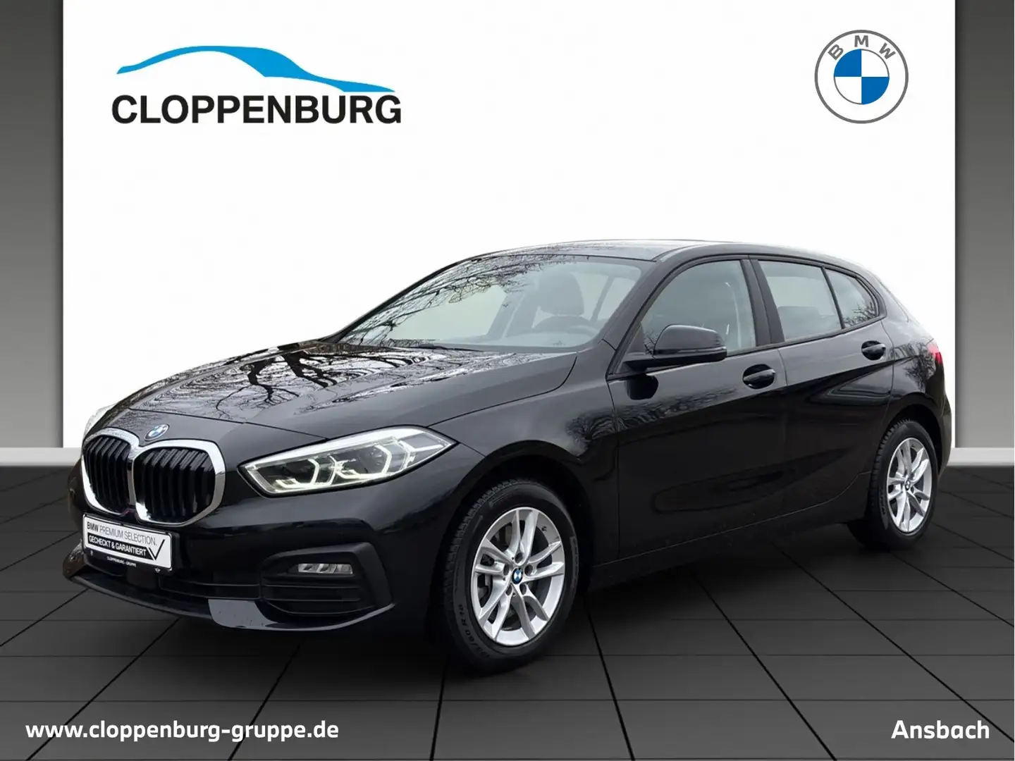 BMW 118 i Aut. Hatch Advantage HiFi DAB LED Navi Tempomat Schwarz - 1