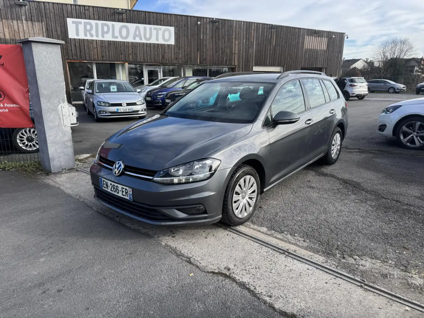 Volkswagen Golf SW 1.6 TDI CR BlueMotion - 115 Trendline Gps + Cli Gri - 1