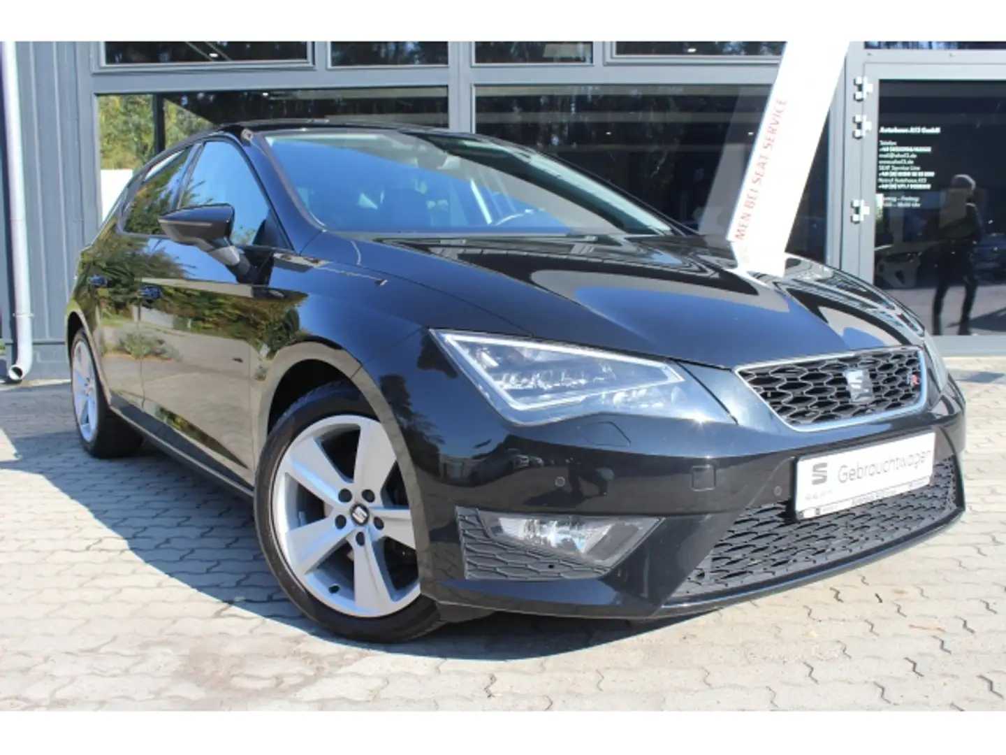 SEAT Leon Leon 1.4 TSI S&S FR LED-Navi. PDC. SHZ. GJR. AHK-V Noir - 2