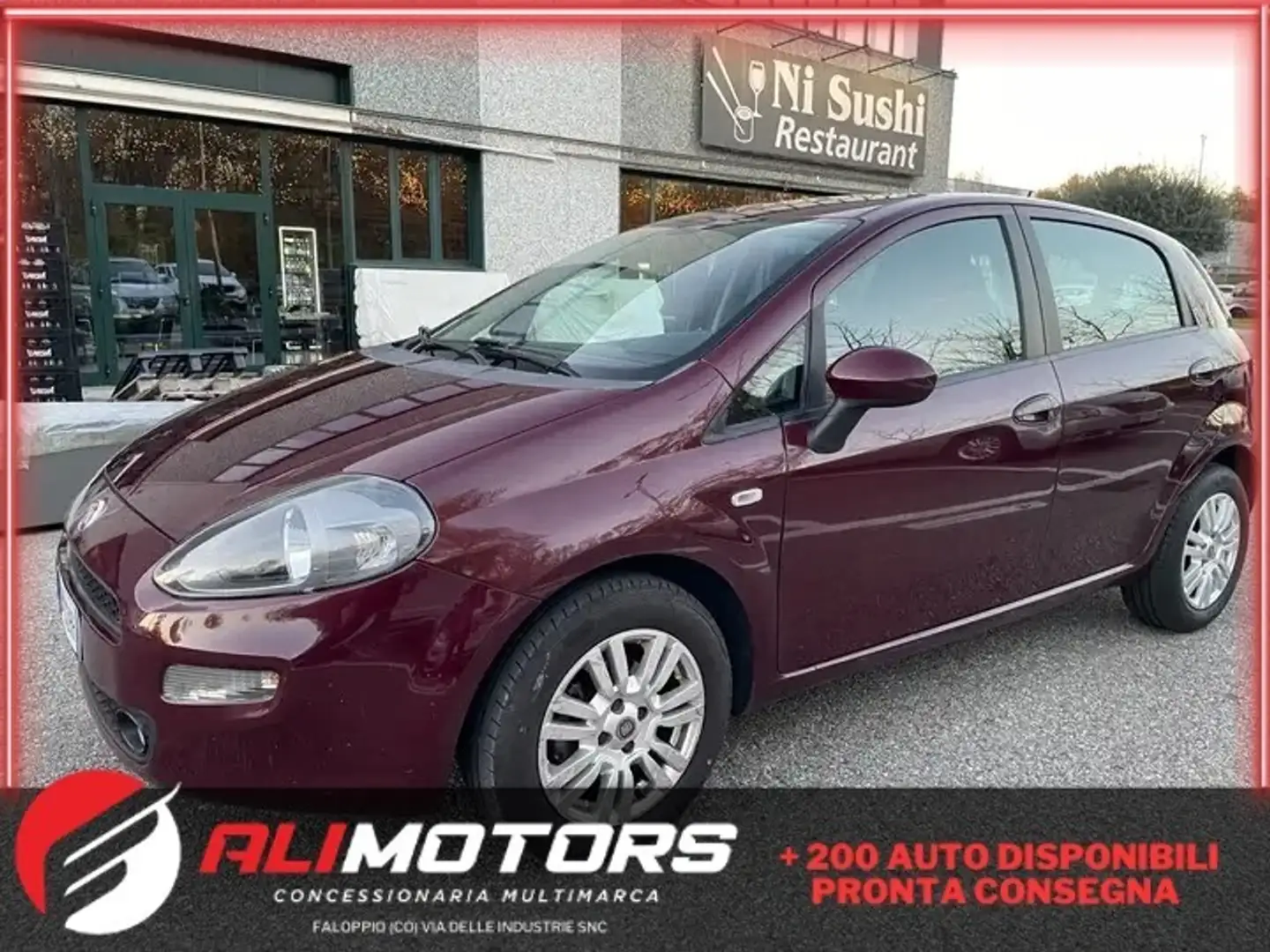Fiat Punto Punto 1.4 S&S 8V 5 porte*Neopatentati*Cerchi*Autom Mauve - 1