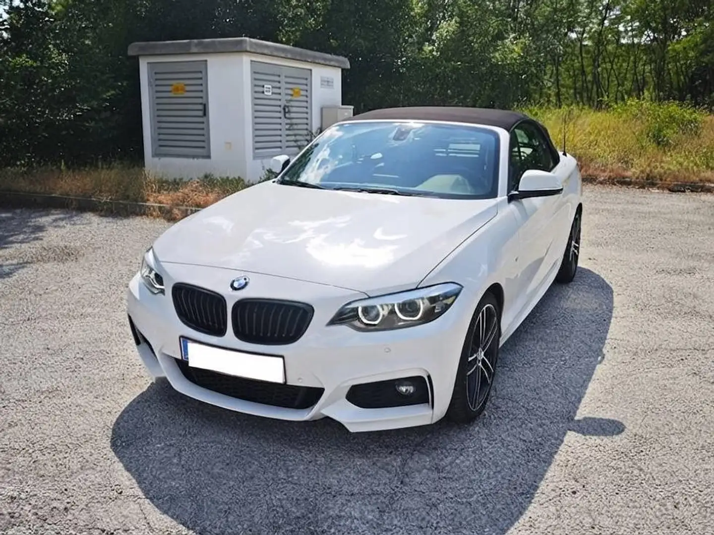 BMW 220 220d Cabrio Aut. Weiß - 1